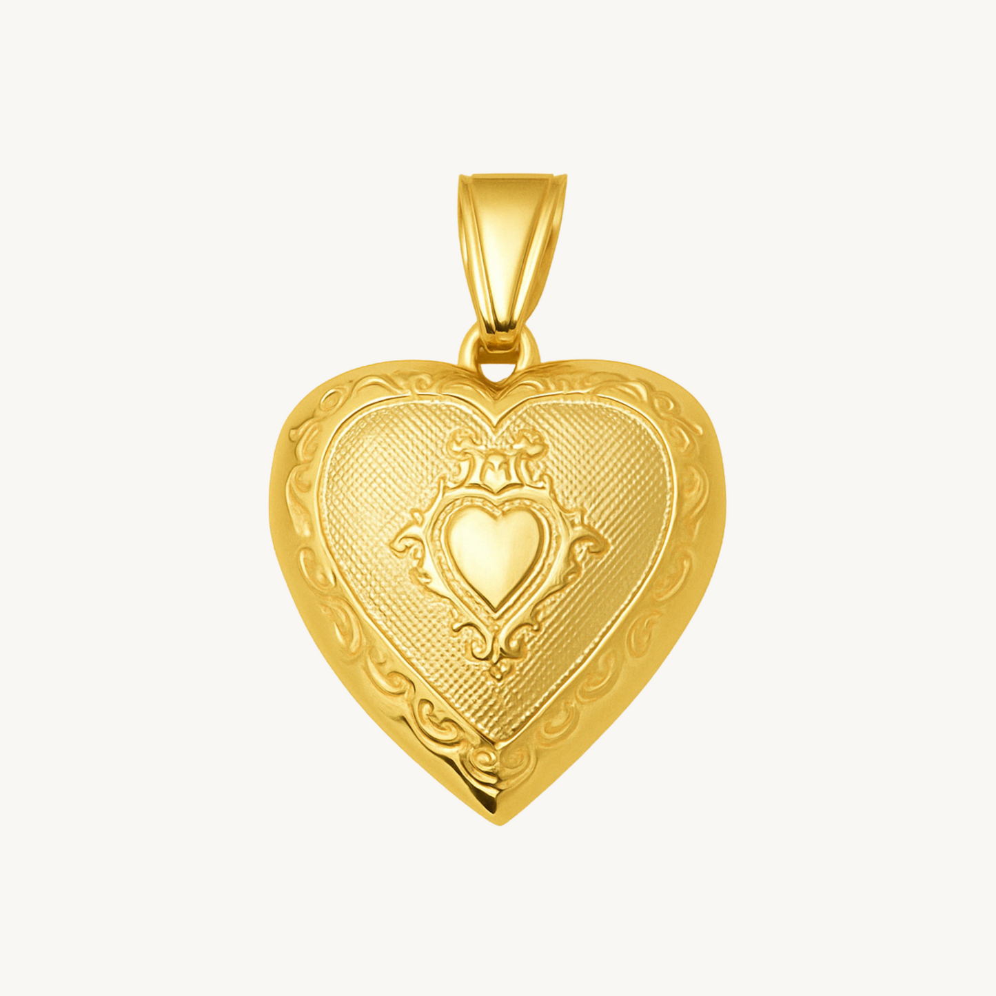 Vintage Heart Locket Pendant