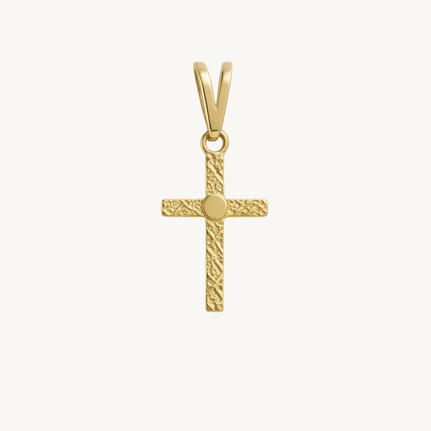 Etched Cross Pendant