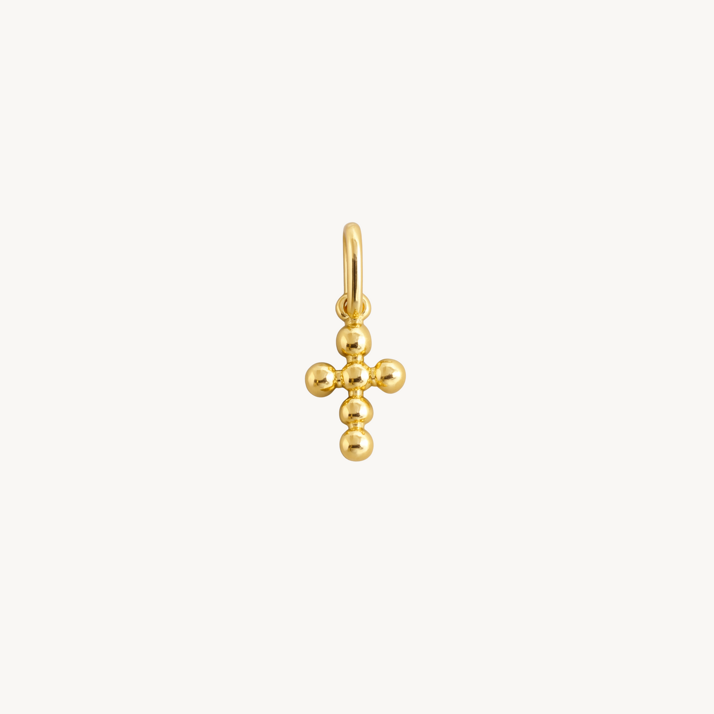Mini Dot Cross Pendant