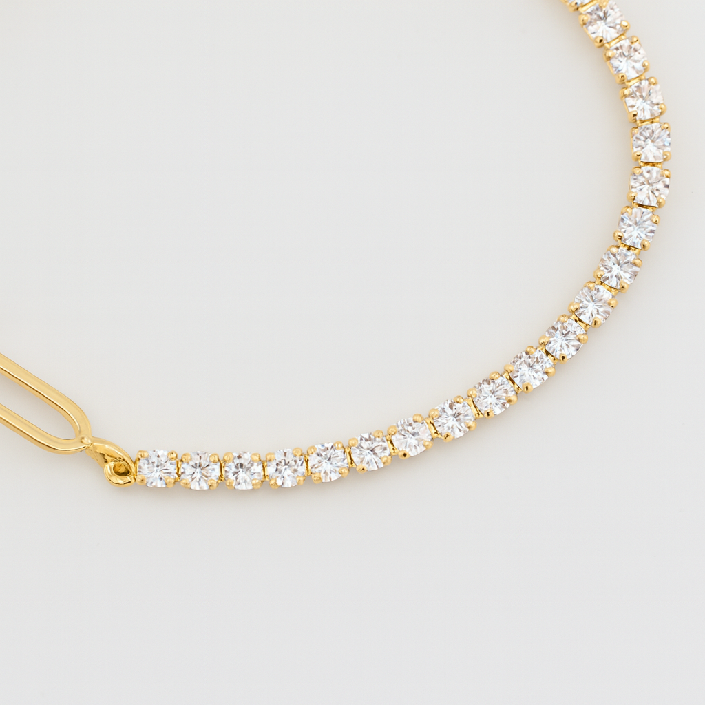 Paperclip Tennis Bracelet