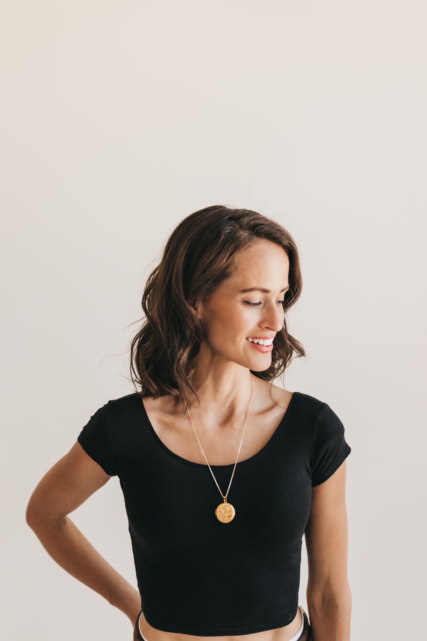 Wildflower Locket (Gold)