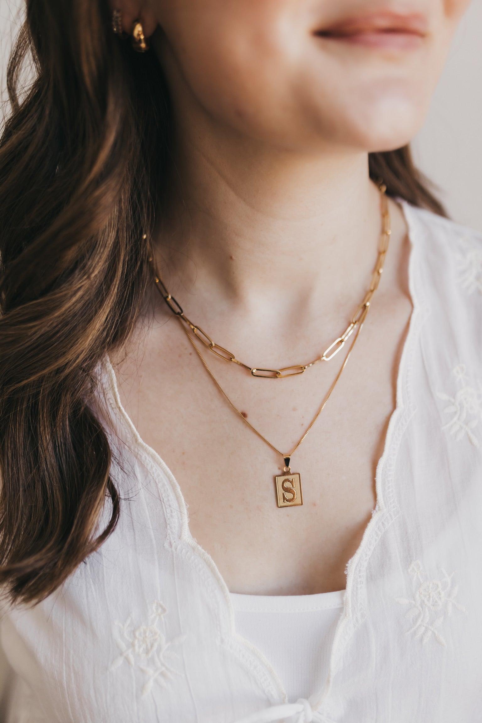 Original Initial Necklace – Sydney Rose