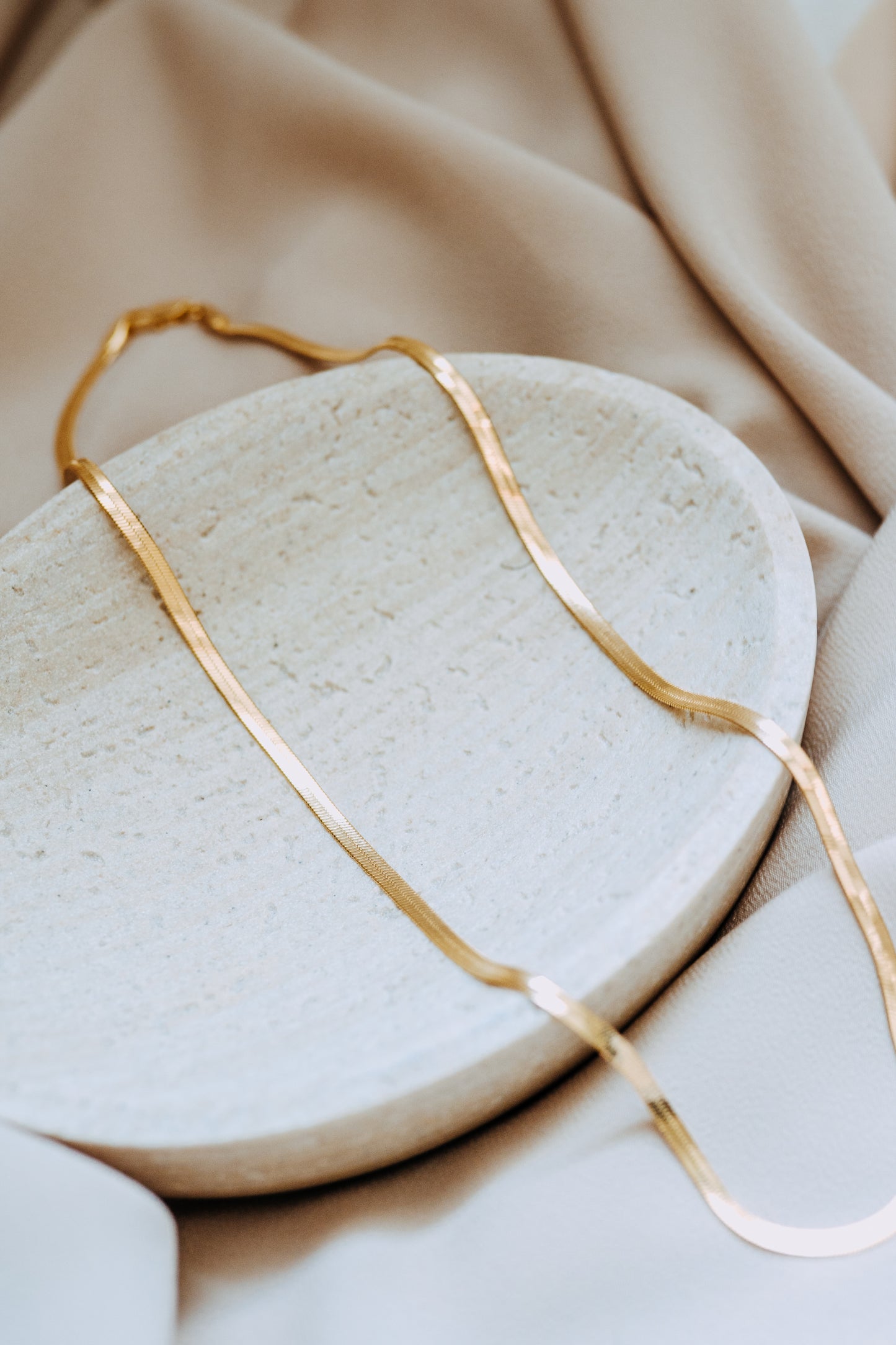 3mm Herringbone Necklace