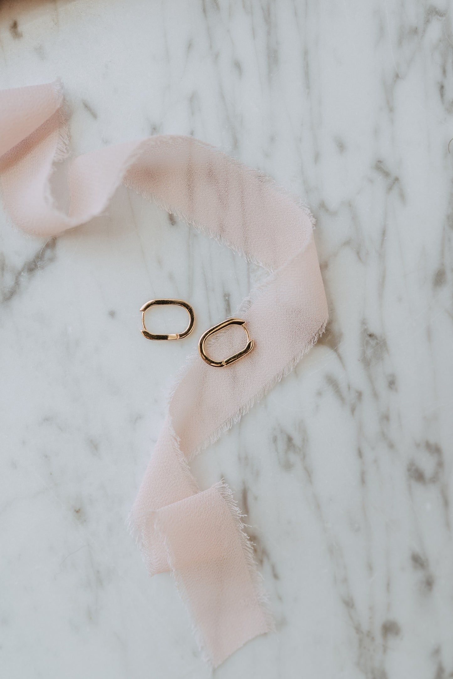 Pave Rectangle Hoops