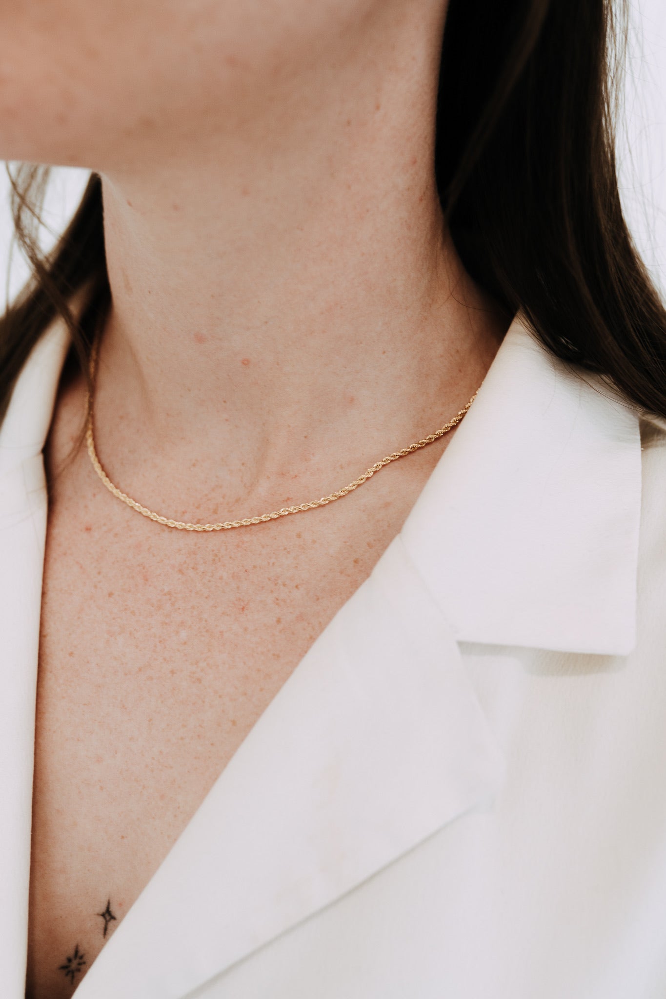 2mm Gold Filled Rope Chain Necklace