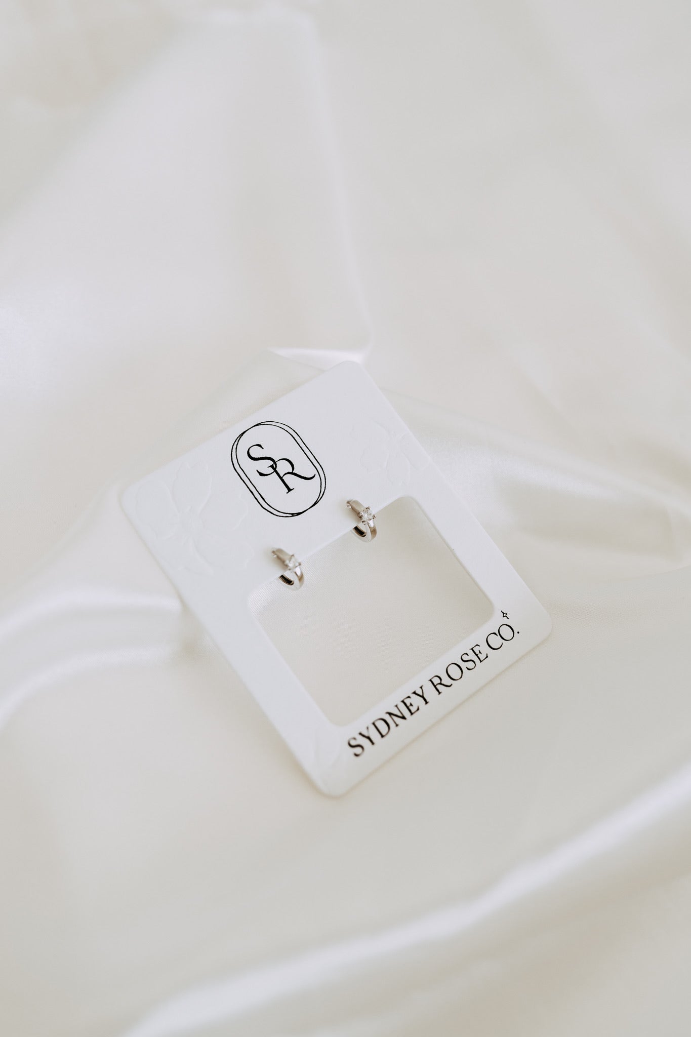 Twilight Huggie Hoops | Sterling Silver CZ Huggie Earrings