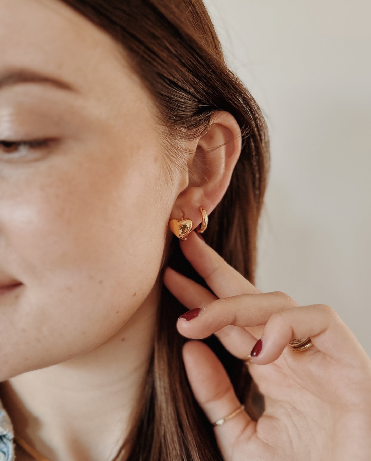 Puffy Heart Hoops