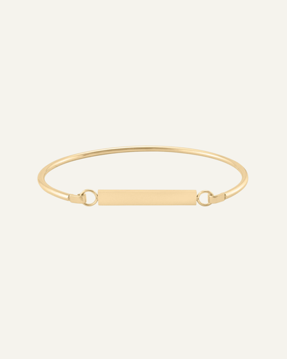 Engraved Bar Bangle