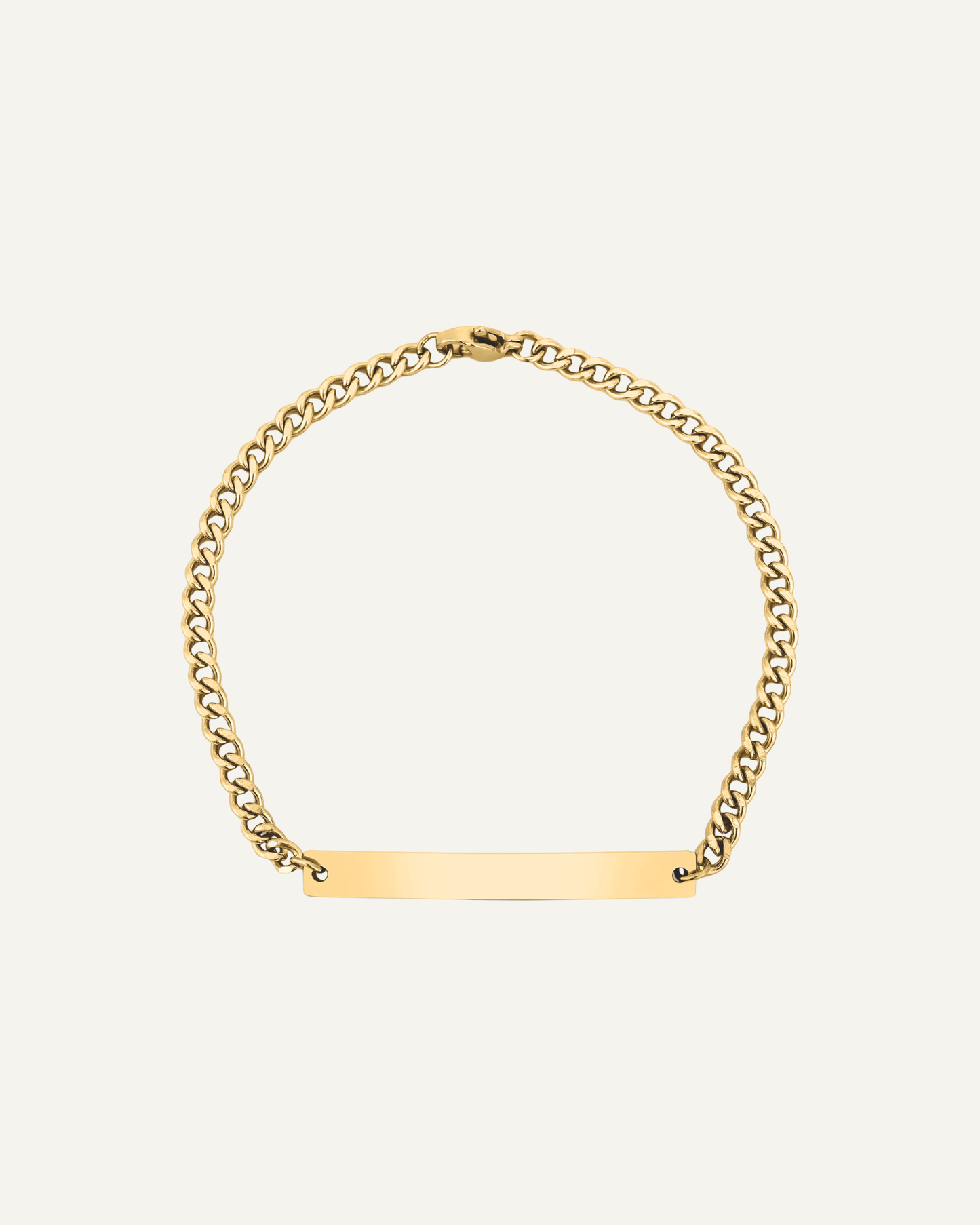 Engraved Mens Bar Bracelet