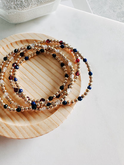 Birthstone Beaded Bracelet