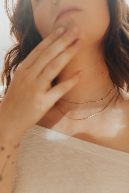 Dainty Satellite Necklace