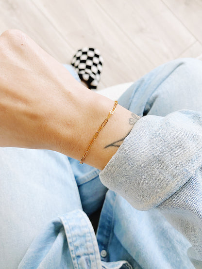 Petite Paperclip Bracelet