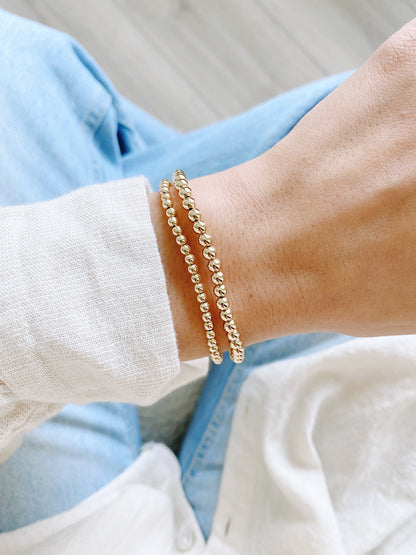 Gold Filled Bead Bracelet