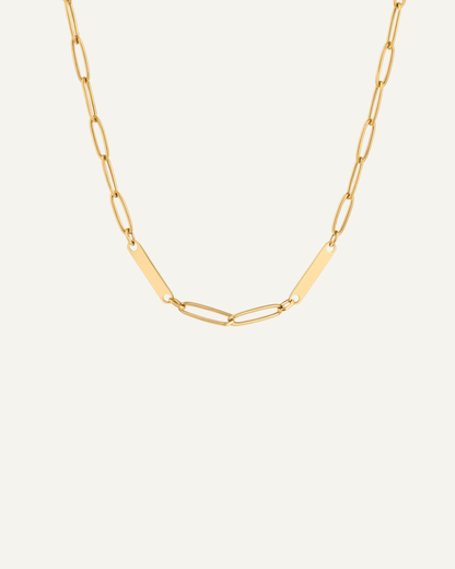 Engraved 2 Bar Necklace