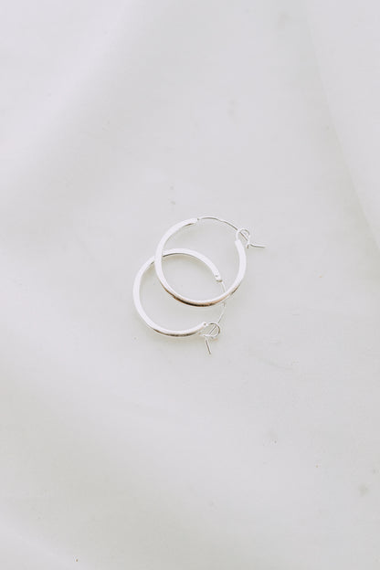 Classic Hoops - Sterling Silver