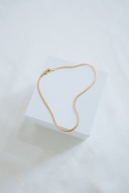 Gold Braided Anklet