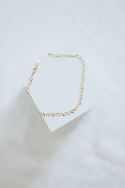 Heart Link Anklet
