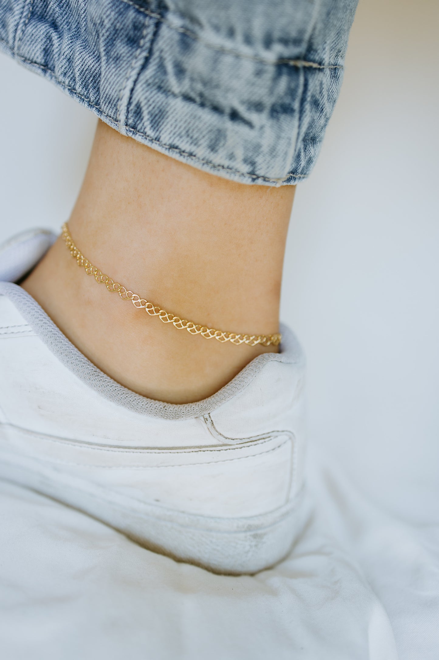 Heart Link Anklet