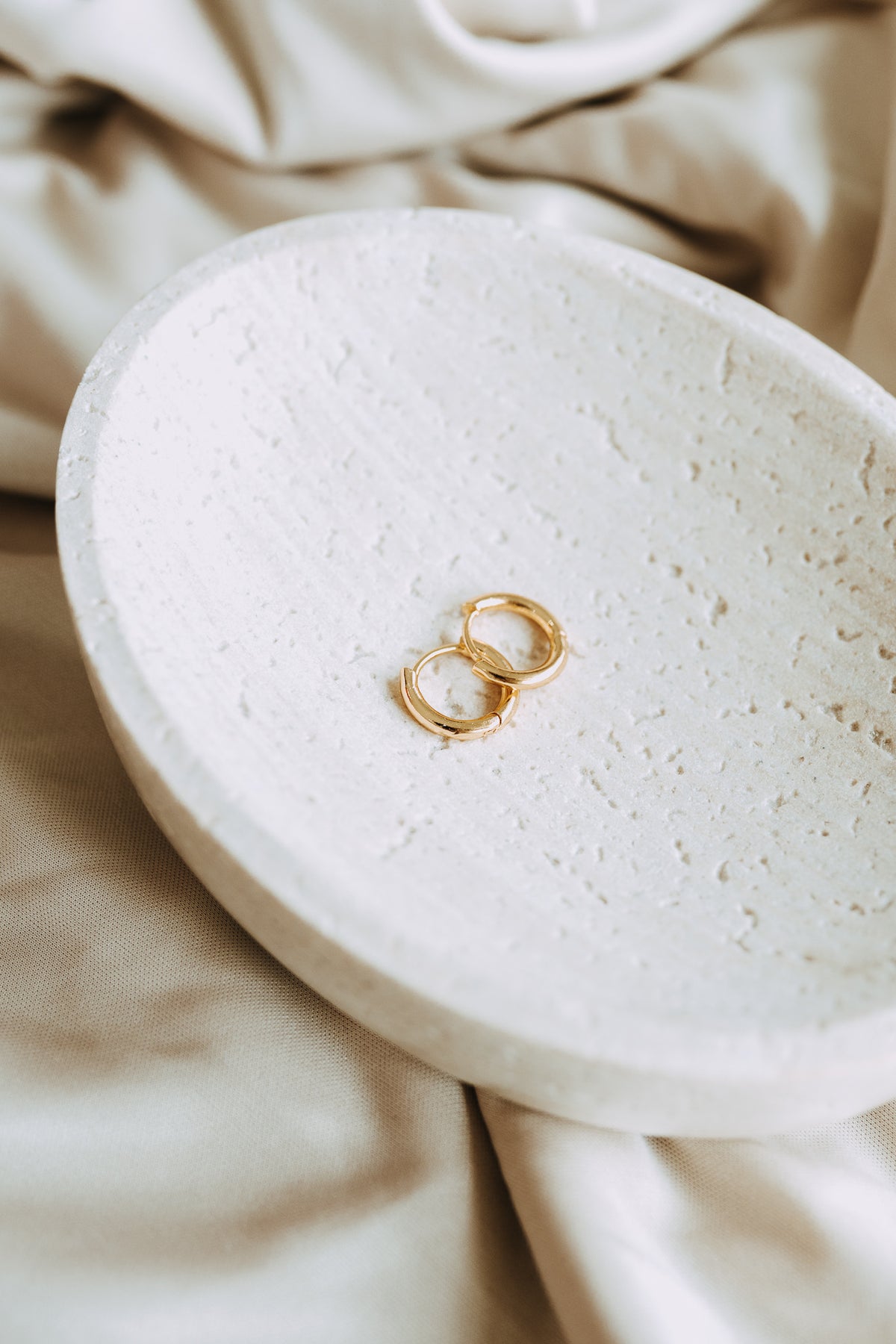 Everyday Huggie Hoop Earrings – 18K Gold Filled