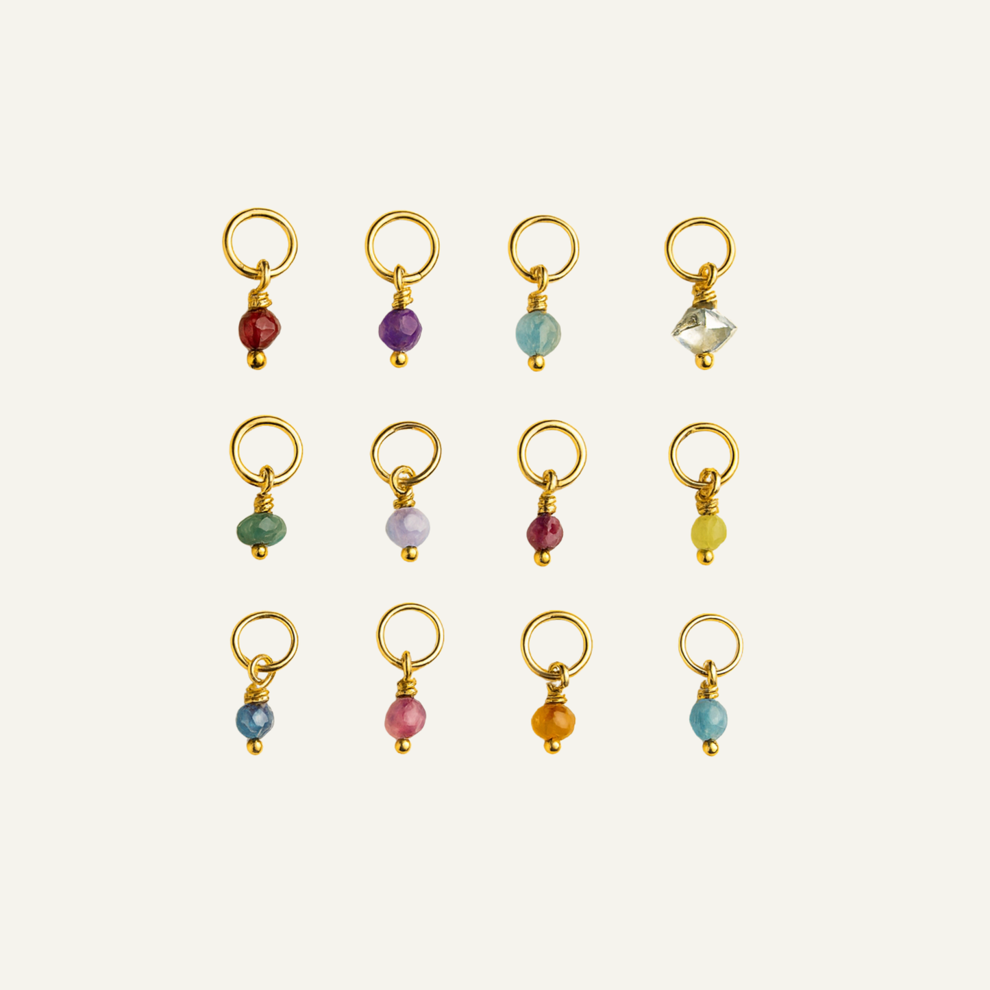 Mini Raw Birthstone Necklace