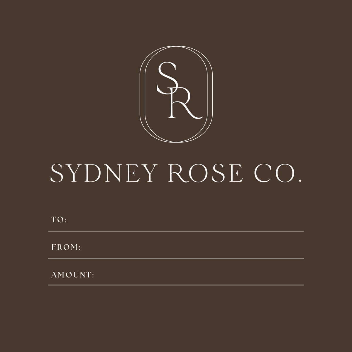 SR.CO Gift Card