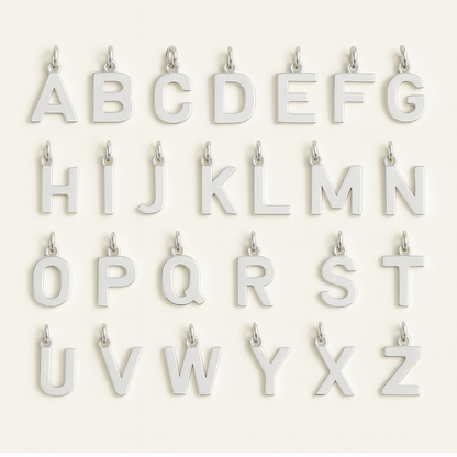 Mini Letters - Sterling Silver