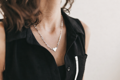 Love Locked Necklace - Silver