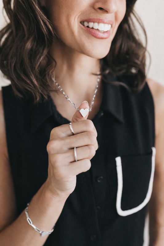 Love Locked Necklace - Silver