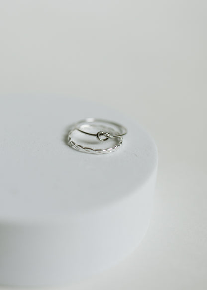 Sterling Silver Knot Ring