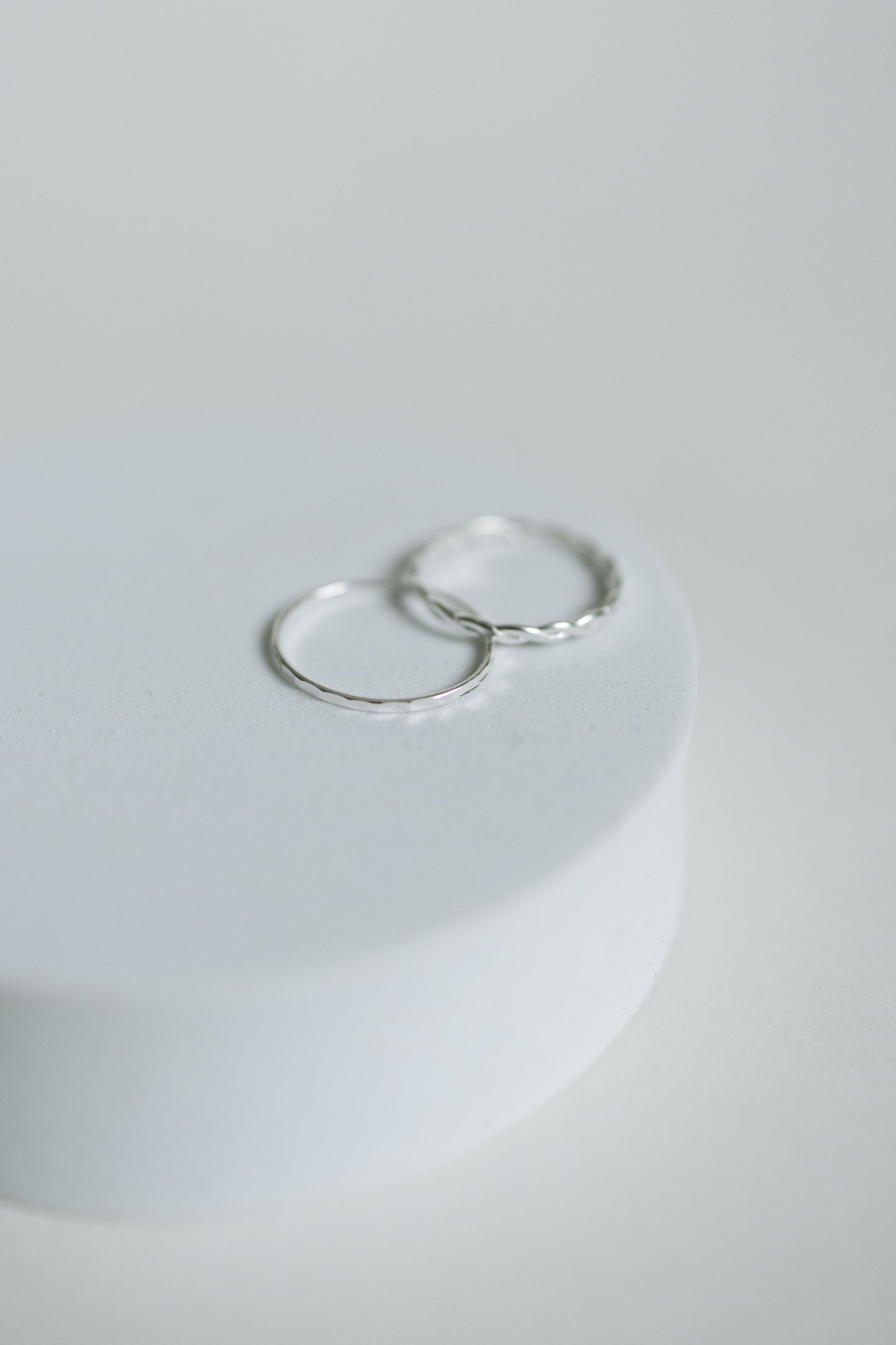 Sterling Silver Hammered Ring