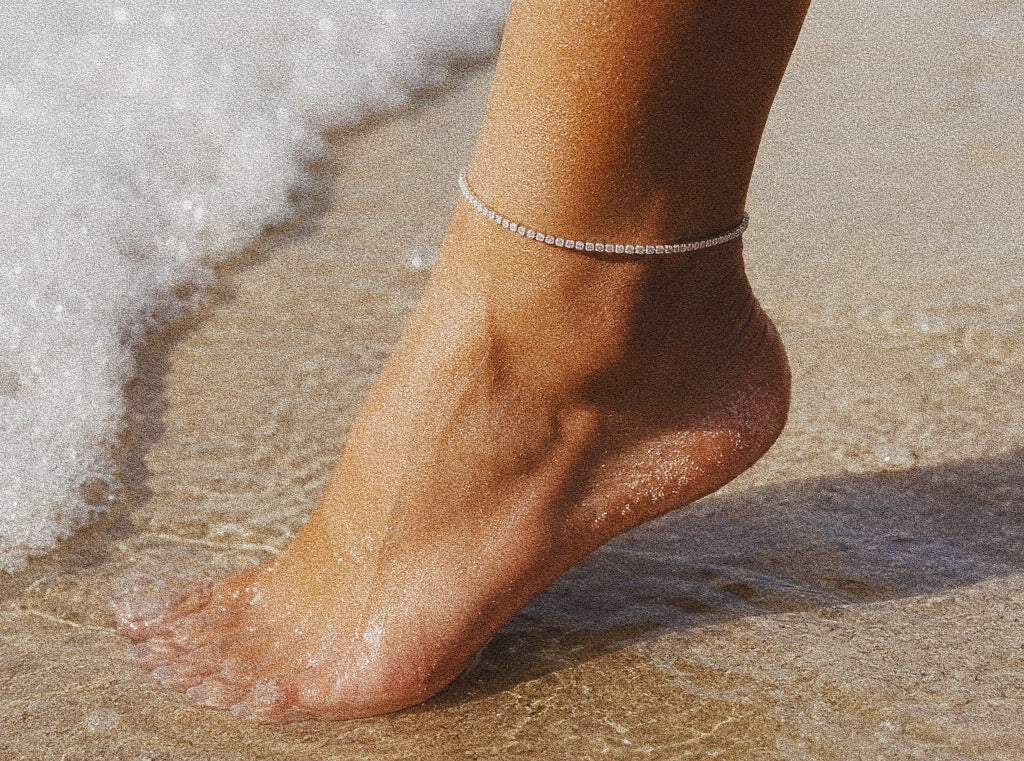 Tennis Anklet - Cubic Everyday Anklet