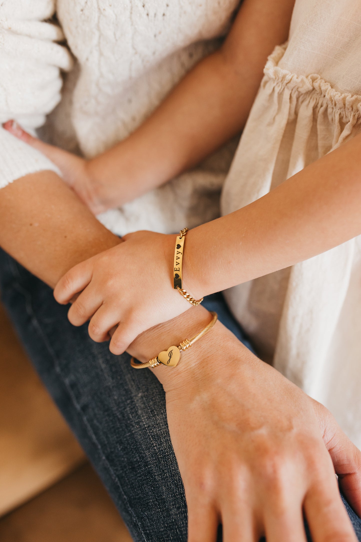 Engraved Heart Bangle