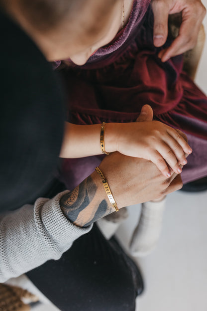 Engraved Mens Bar Bracelet