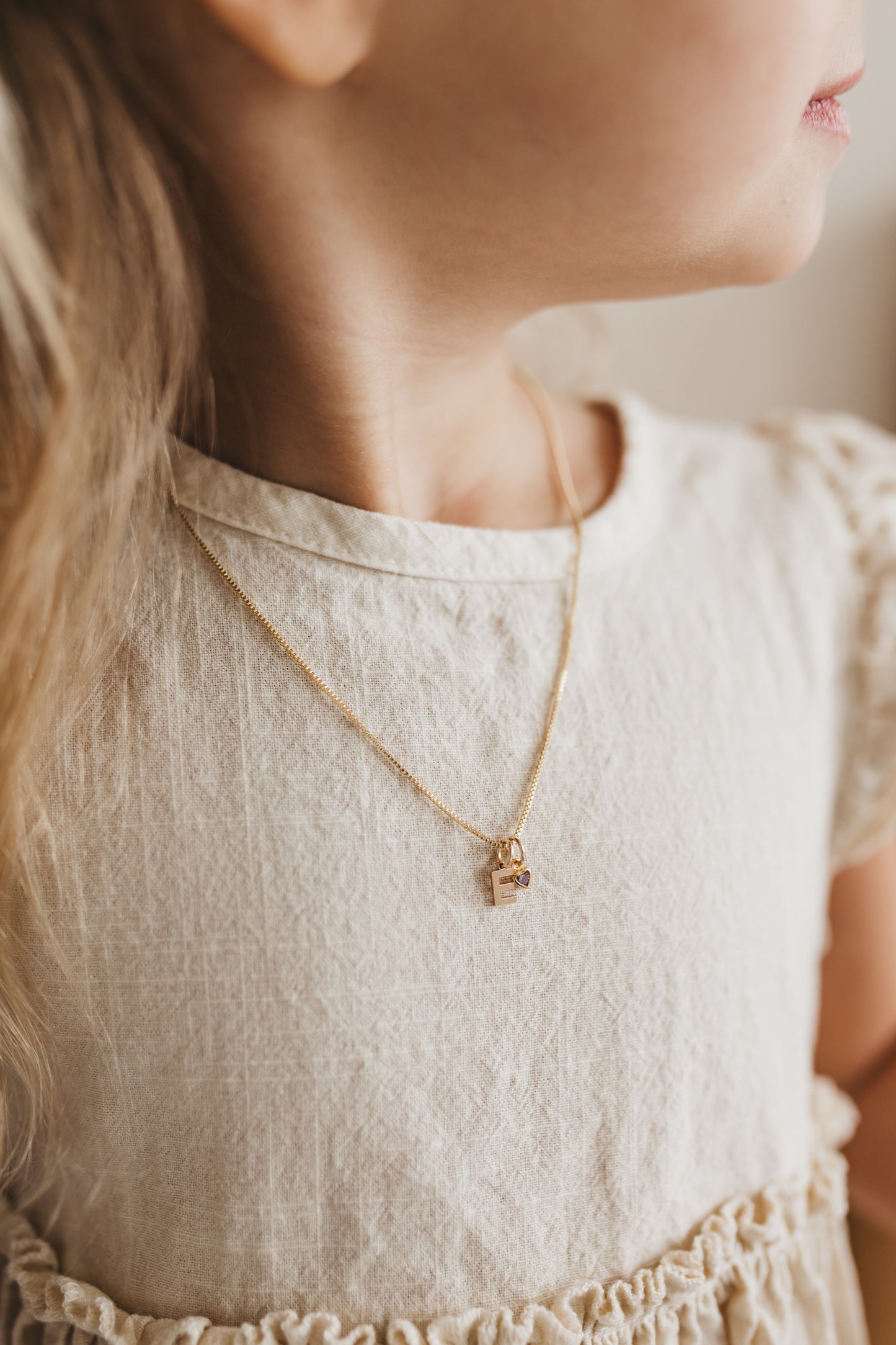 Kids Mini Letter Necklaces