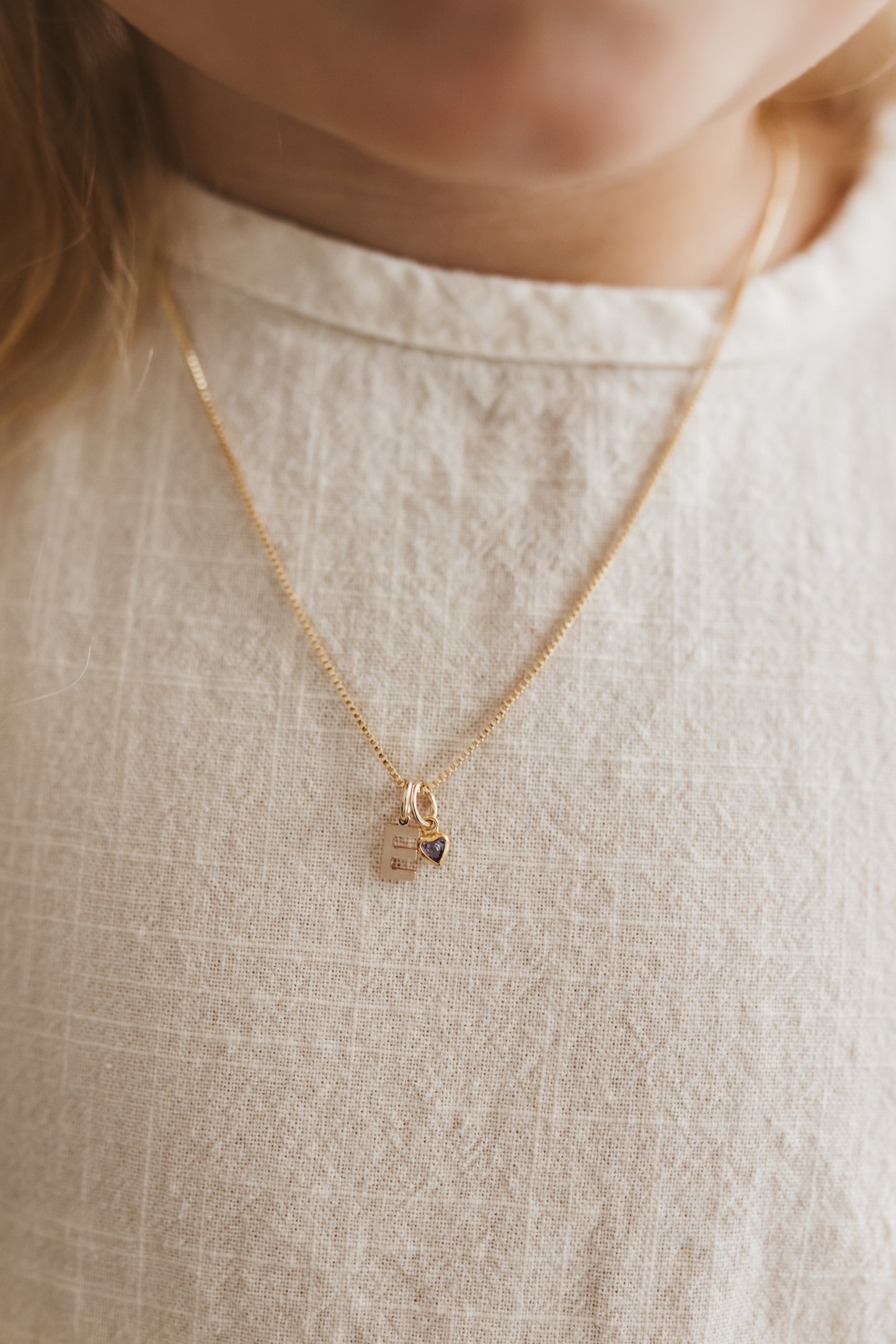 Kids Mini Letter Necklaces