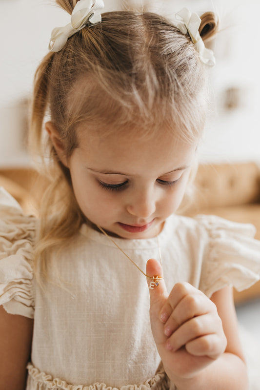 Kids Mini Letter Necklaces