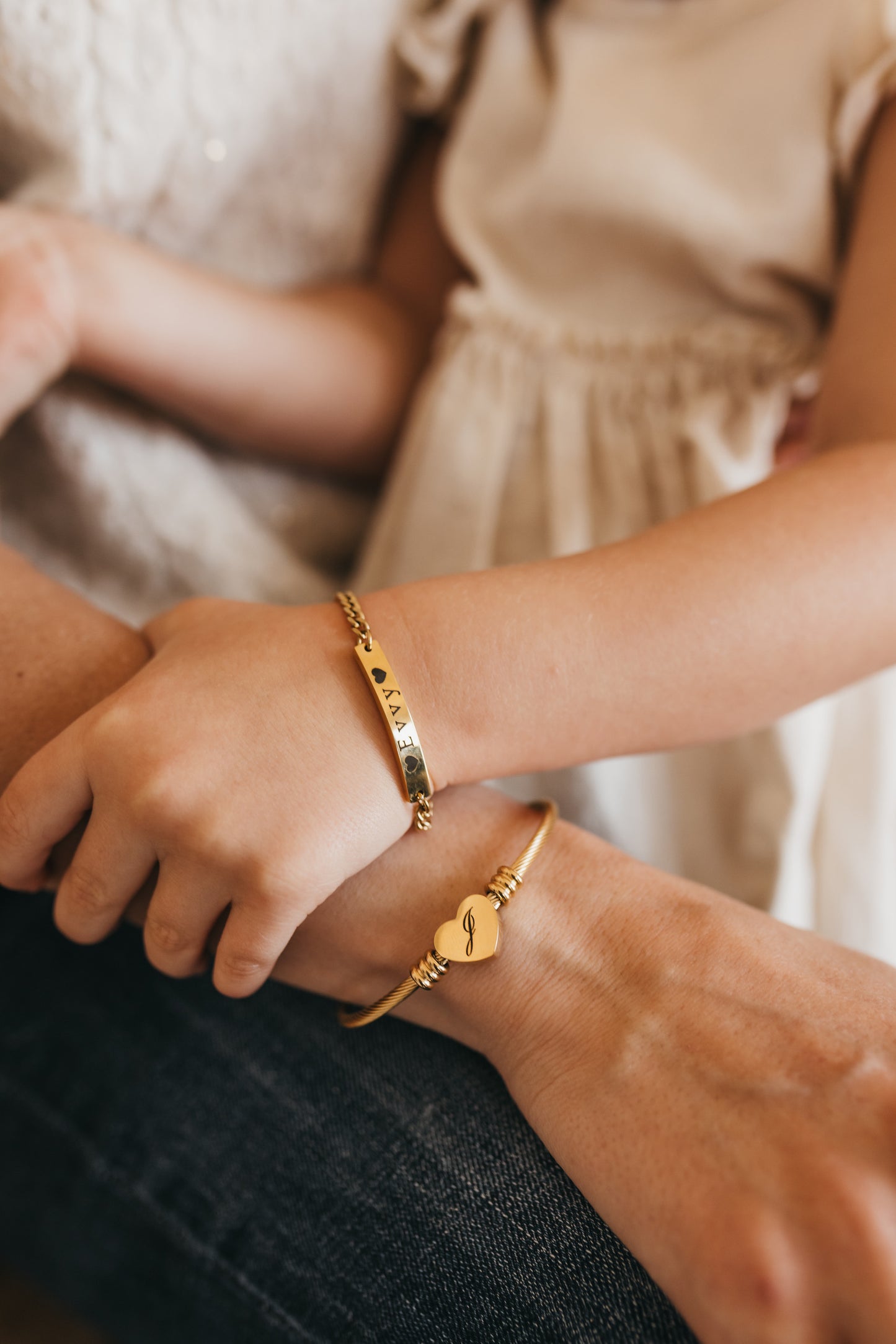 Engraved Heart Bangle