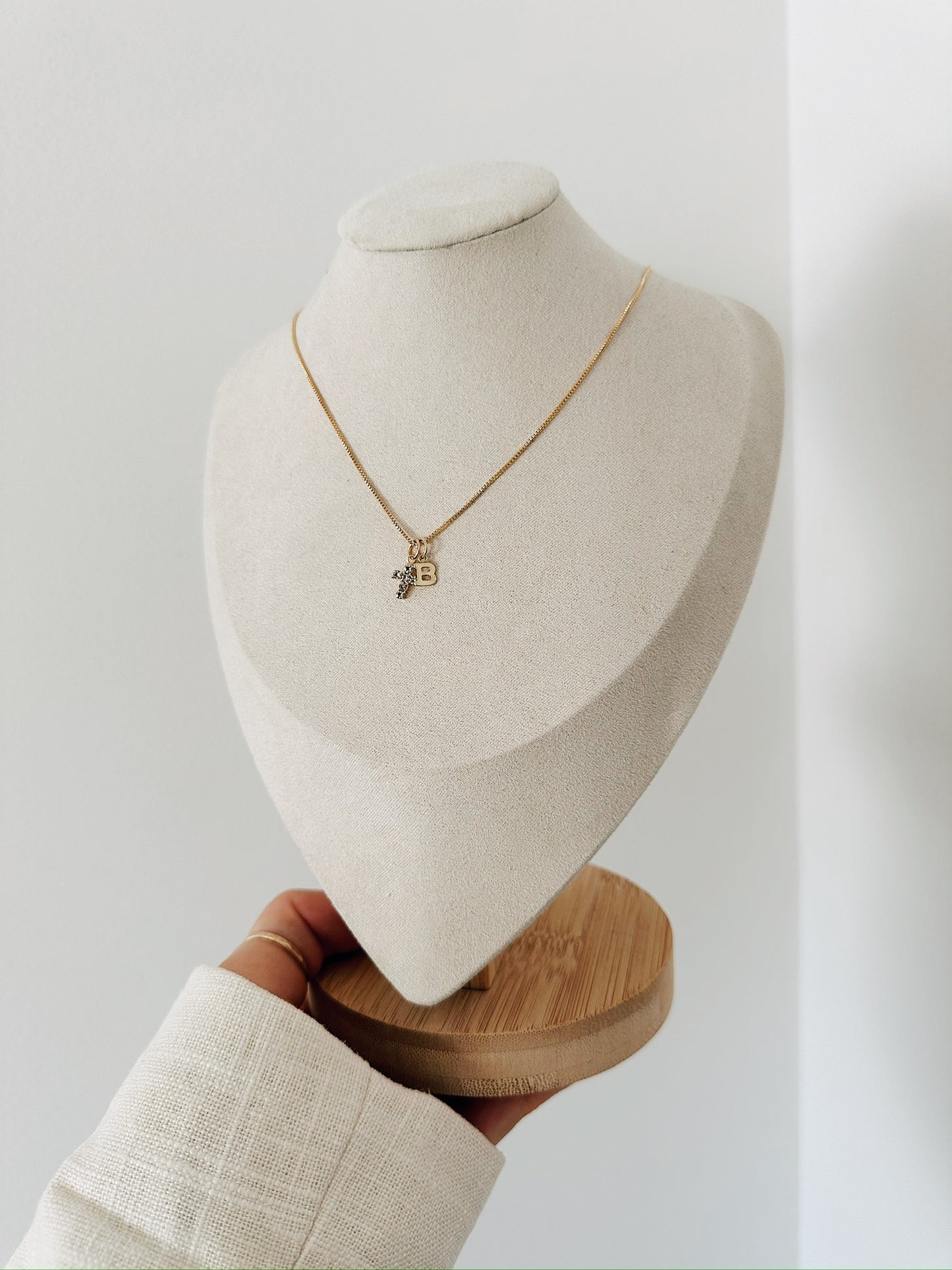 Custom Dainty Cubic Cross