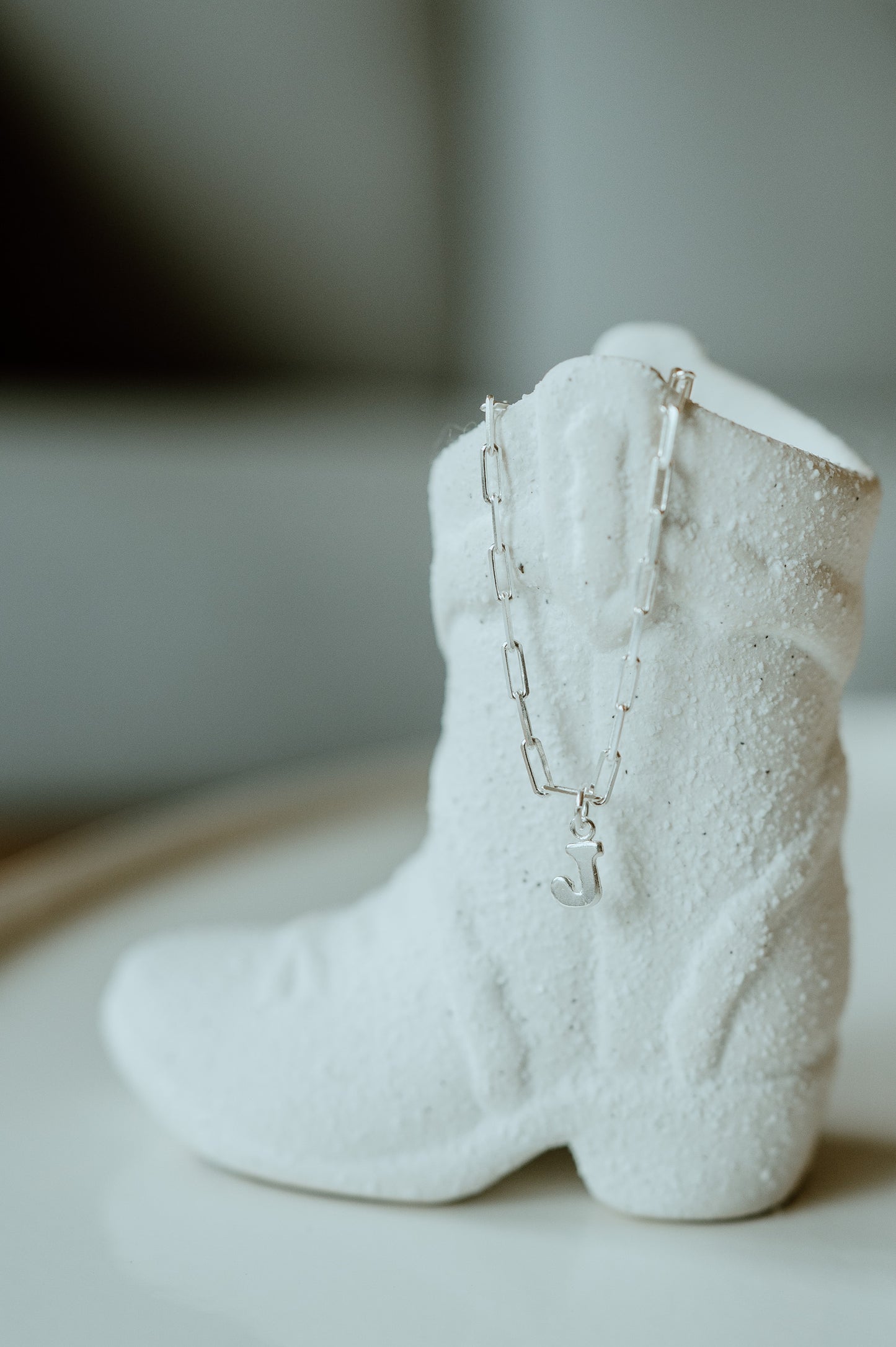 Mini Letter Necklace - Sterling Silver