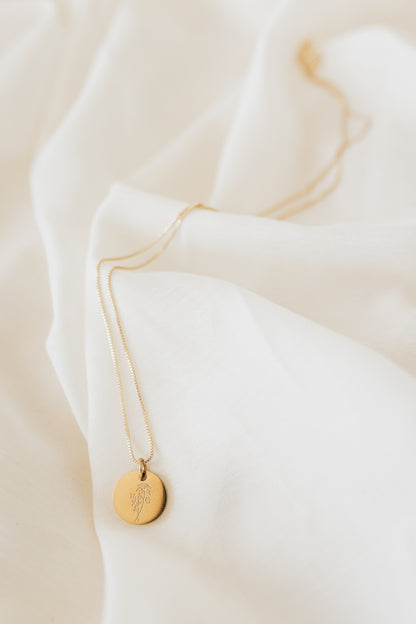 Birth Flower Necklace