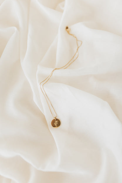 Birth Flower Necklace