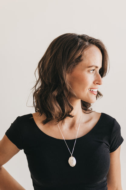 Secret Garden Oval Locket ( Silver)