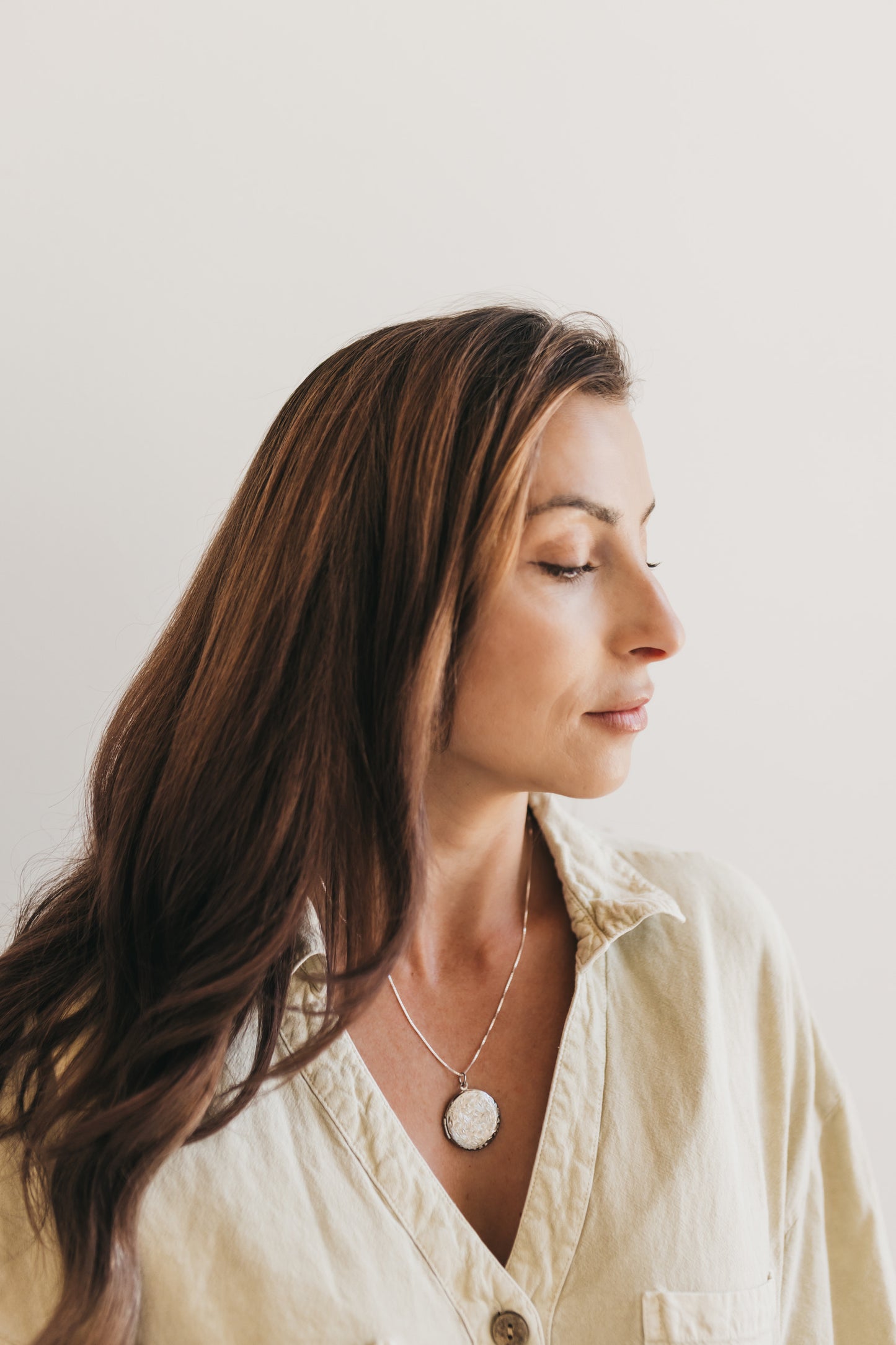 Wildflower Locket (Silver)