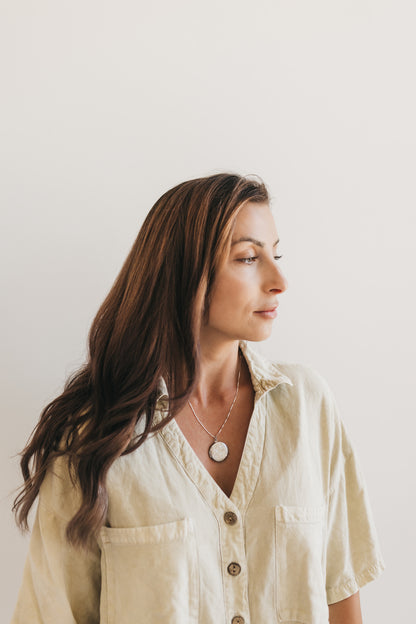 Wildflower Locket (Silver)