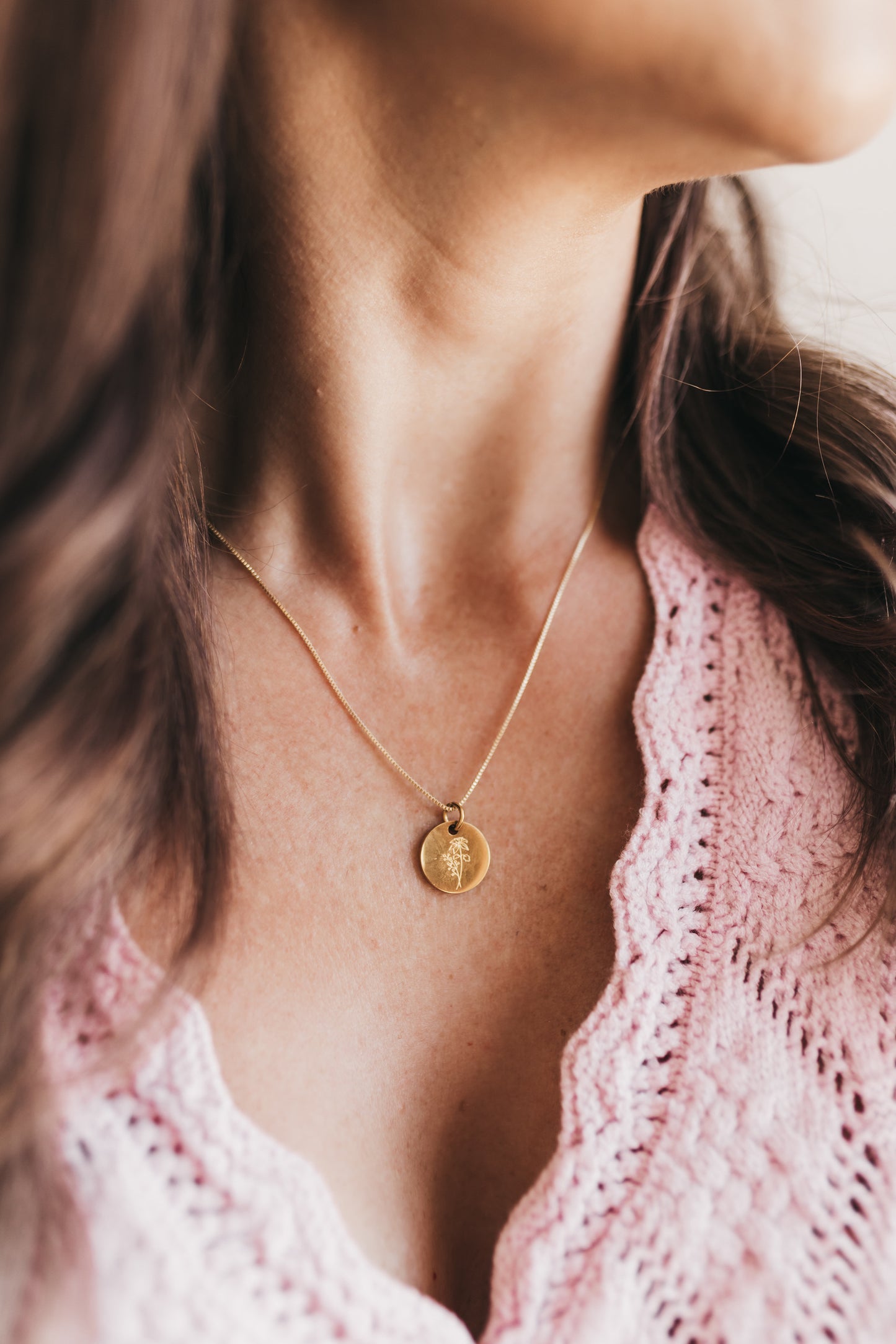 Birth Flower Necklace