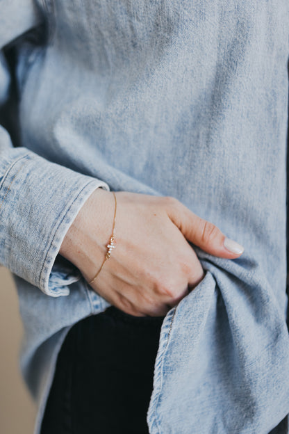 Dainty Cross Bracelet
