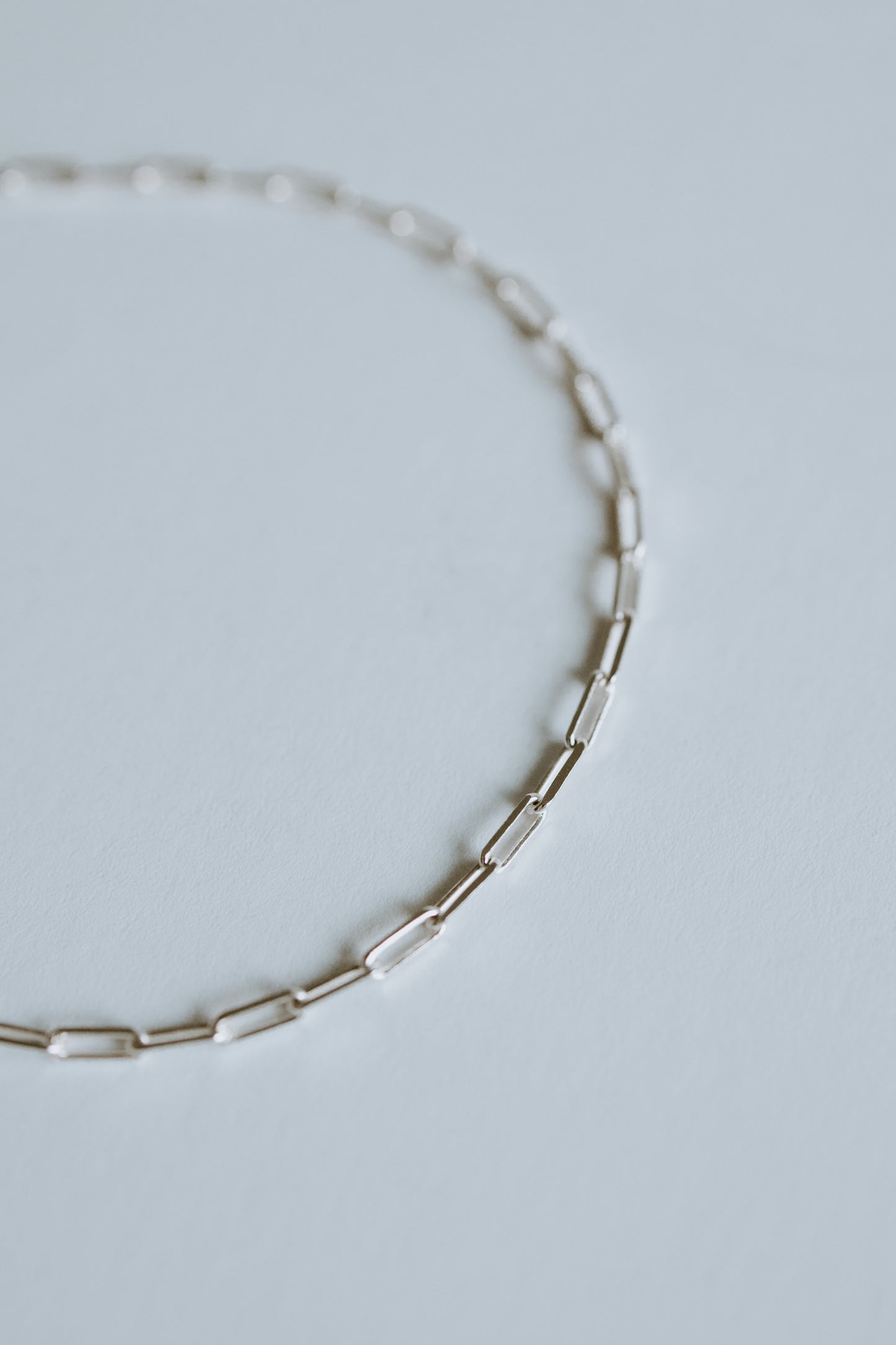 Petite Paperclip Bracelet - Sterling Silver