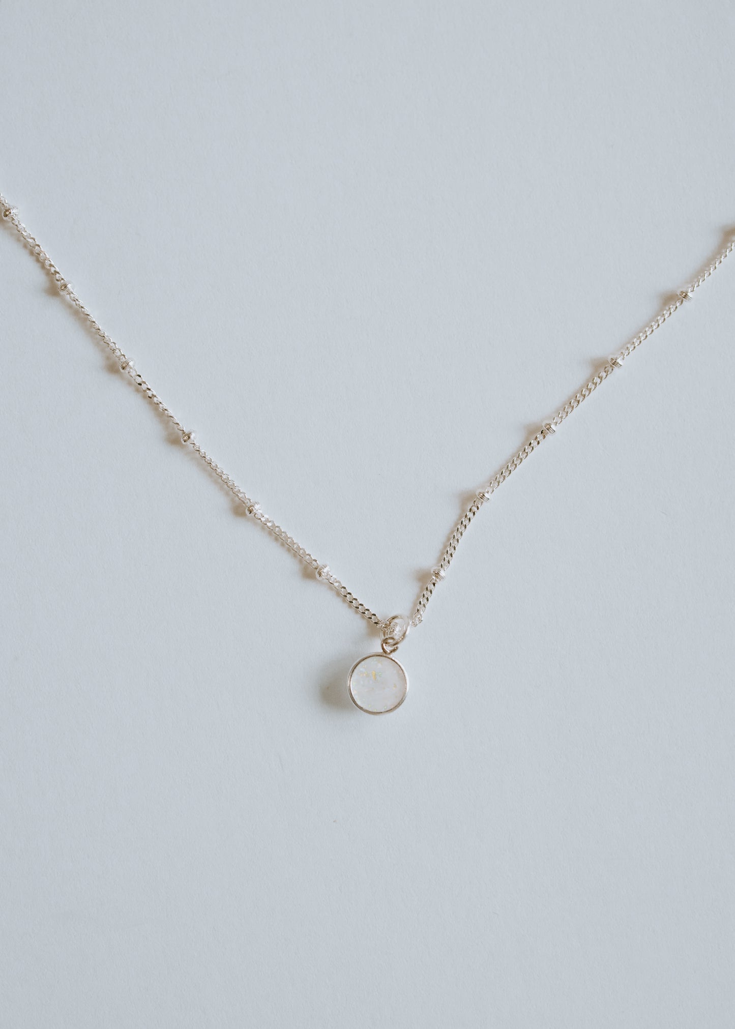 Opal Necklace - Sterling Silver