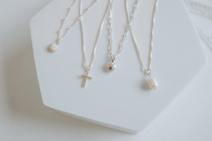 Cross Necklace - Sterling Silver