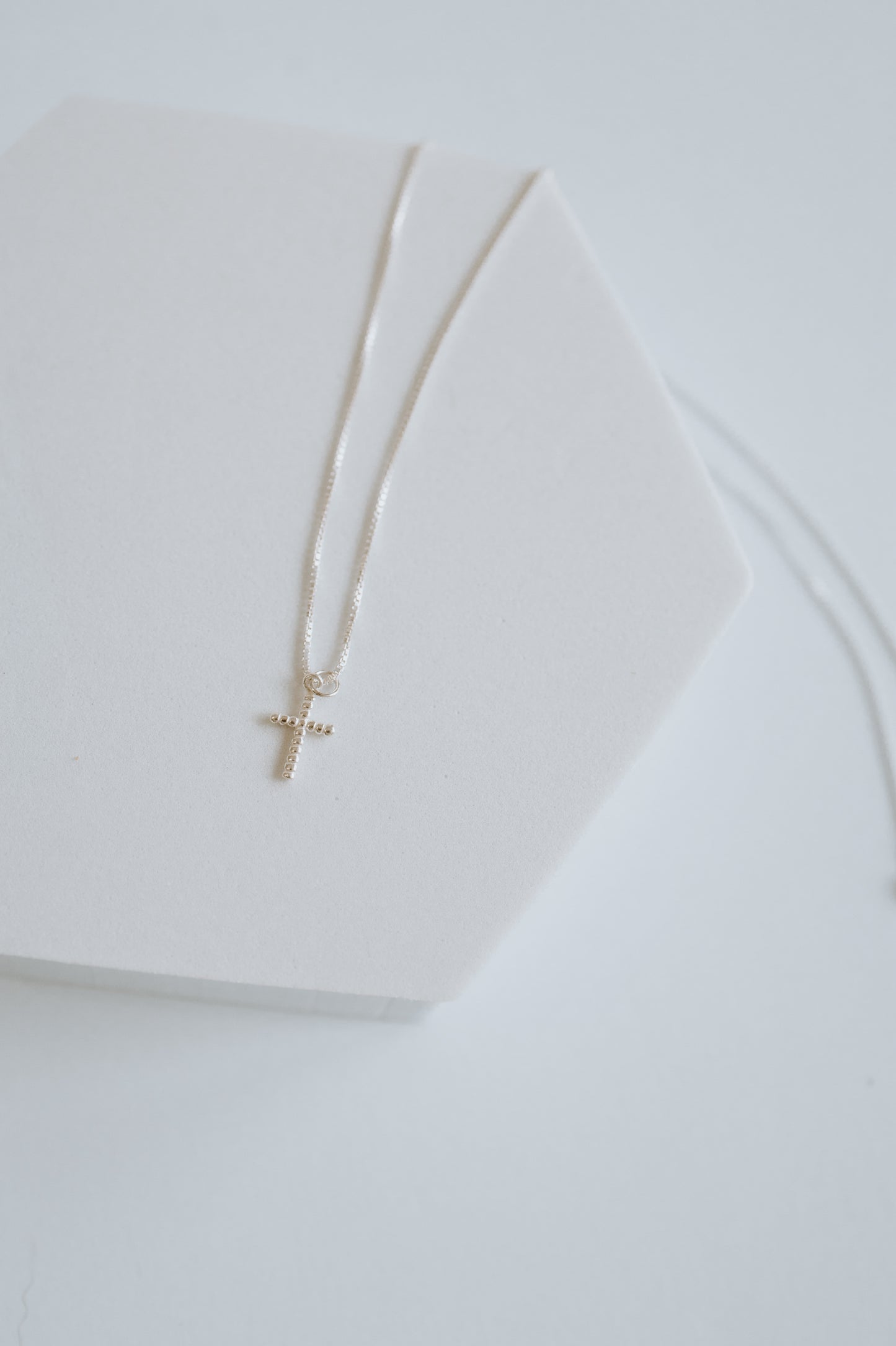 Cross Necklace - Sterling Silver